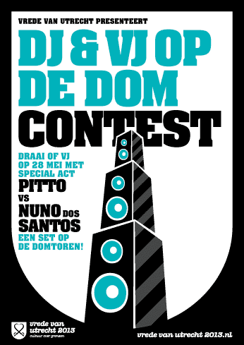 DJ op de Dom - poster DJ op de Dom - poster